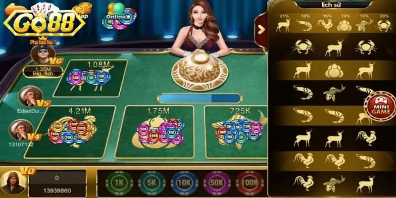 Một số thuật ngữ khi chơi game bầu cua?